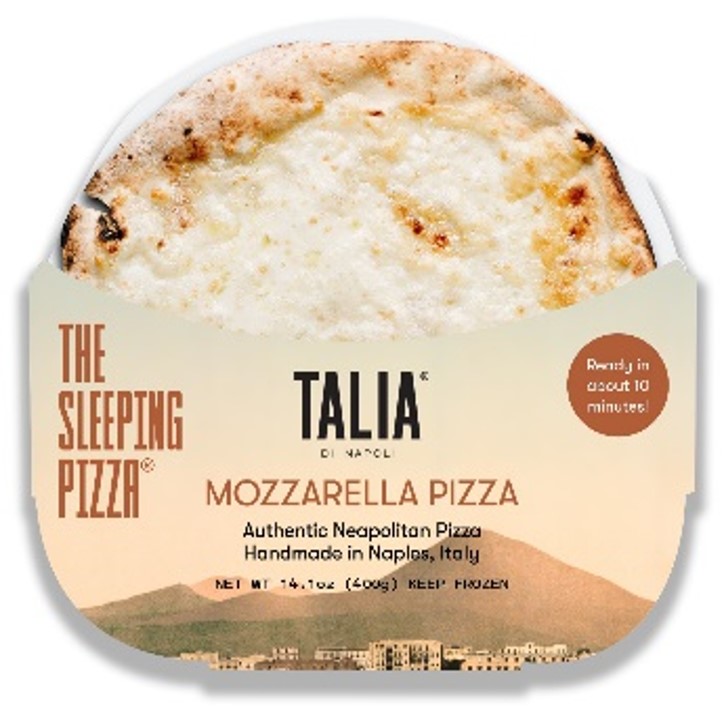 Fully Baked Frozen Handmade Mozzarella Pizza100% Natural No preservatives No additives No GMOs