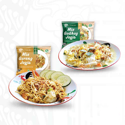Wholesale High Quality Non Additives SUNDORO Indonesian Traditional Jogja Noodle 95g per Bag