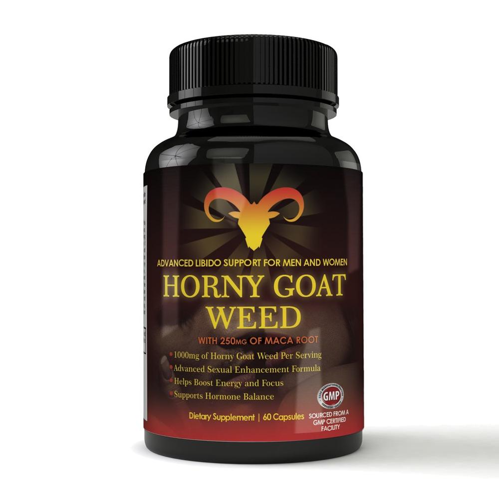 Horny Goat Weed 1000 мг экстракт для улучшенного усиления либидо 60 капсул