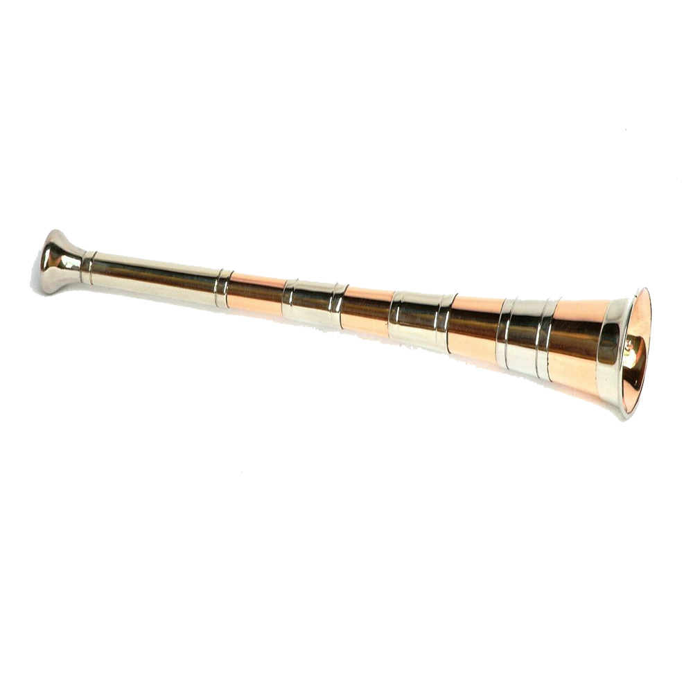 Vintage Brass Hunting Bugle Horn custom high grade lacquer plated f Key french horn hunting horn