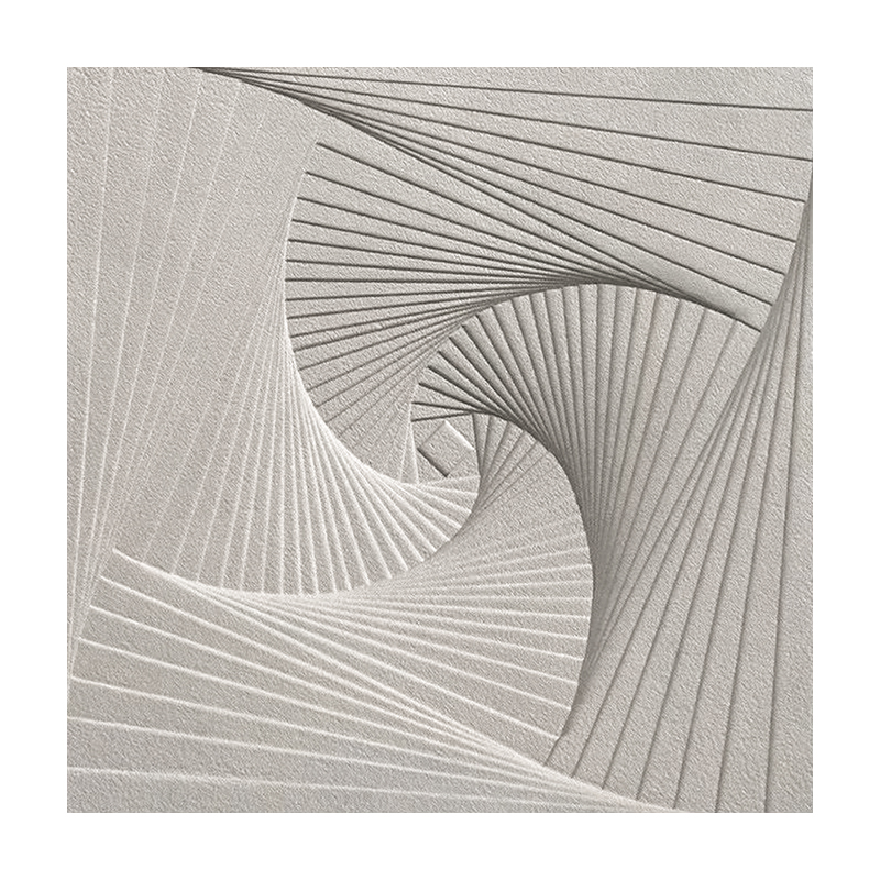 Minimalist white high quality pure handmade wood carving wall art wooden texture hanging painting