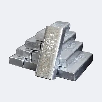 99.99% pure zinc alloy ingot for sale