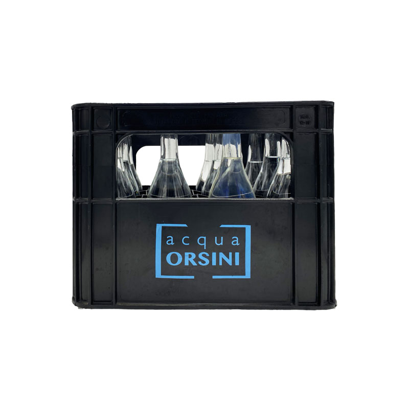 Итальянская водная черная коробка Orsini, 12 бутылок, 75cl, блестящая минеральная вода, готов к отправке, высокое качество