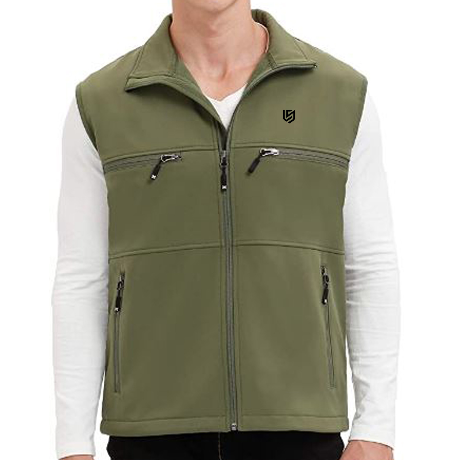 Soft shell Vest / Men's Lightweight vest / Men's Windbreaker vest