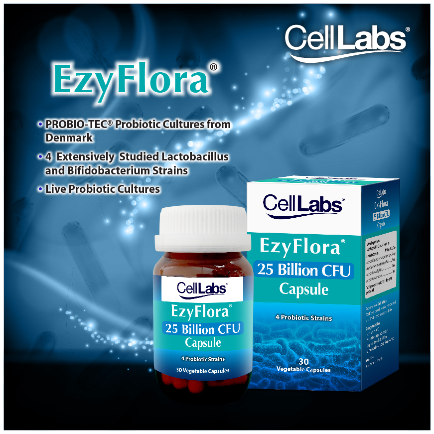 Малазийский пробиотик CellLabs EzyFlora, патент