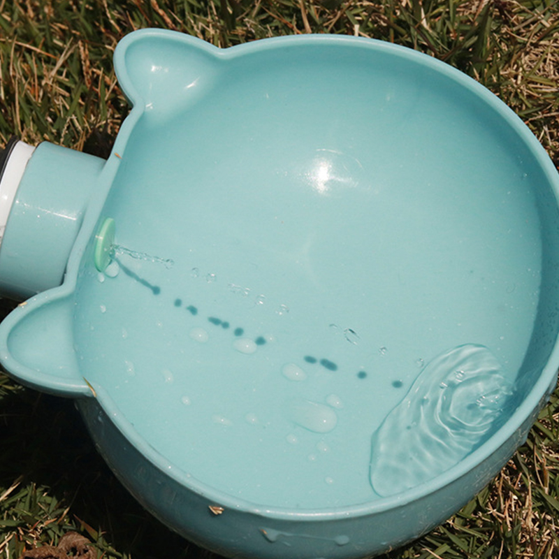 Outdoor pet plastic bowl food feeder dish portable drinking bowl pet