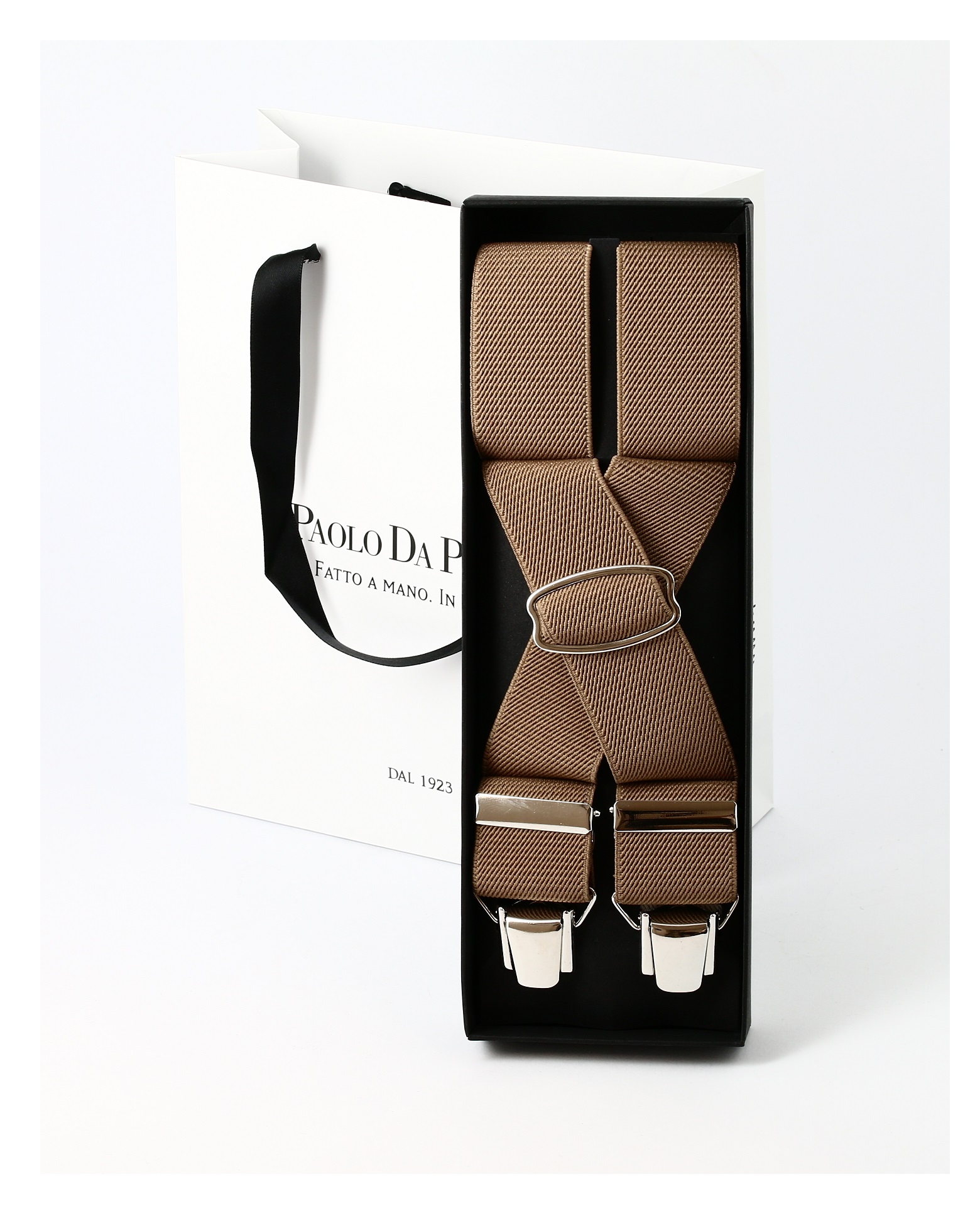 STRIPED SOLID COLOR SUSPENDER