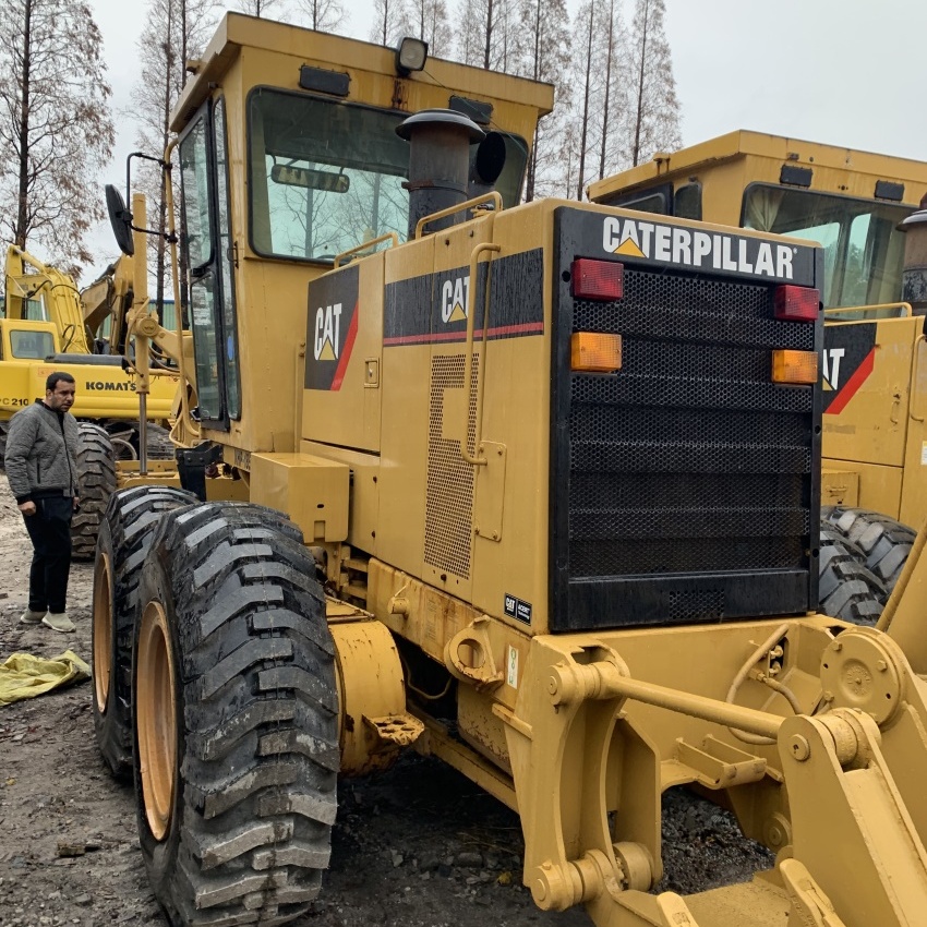 Оригинальный США Подержанный CAT 140H raod автогрейдер для продажи в Шанхае