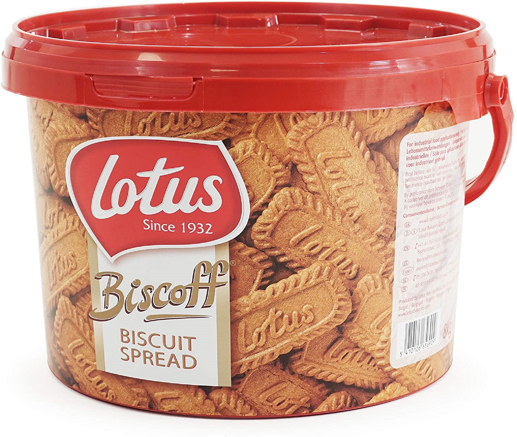 Бисквит Lotus Biscoff с карамелизованным покрытием, гладкий, 1,6 кг