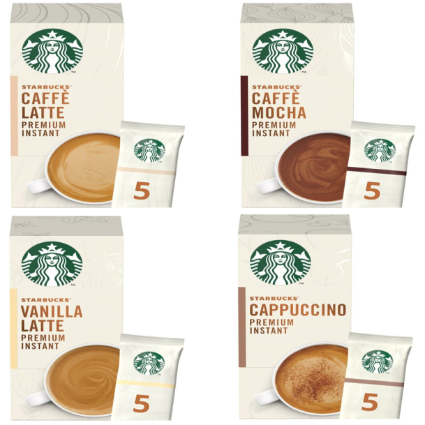 Высококачественные пакетики для мгновенного кофе Starbucks Frothy-латте-ванильный латте-капучино-кофейный мокко