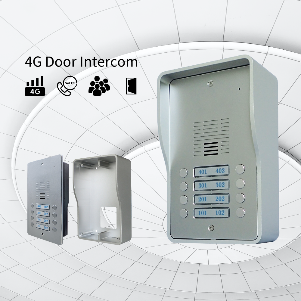 Audio door phone two way communication wireless multi-apartment intercom system 58746