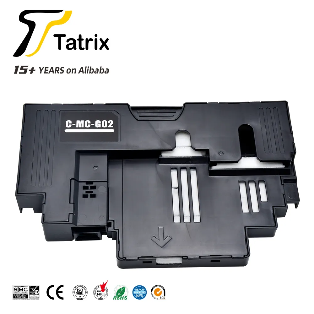 Tatrix MC-G02 With Chip Ink Maintenance Box MCG02 mc-g02 maintenance tank for Canon G2160 G3160 G1220 G1420 etc. MC-G02 Chip