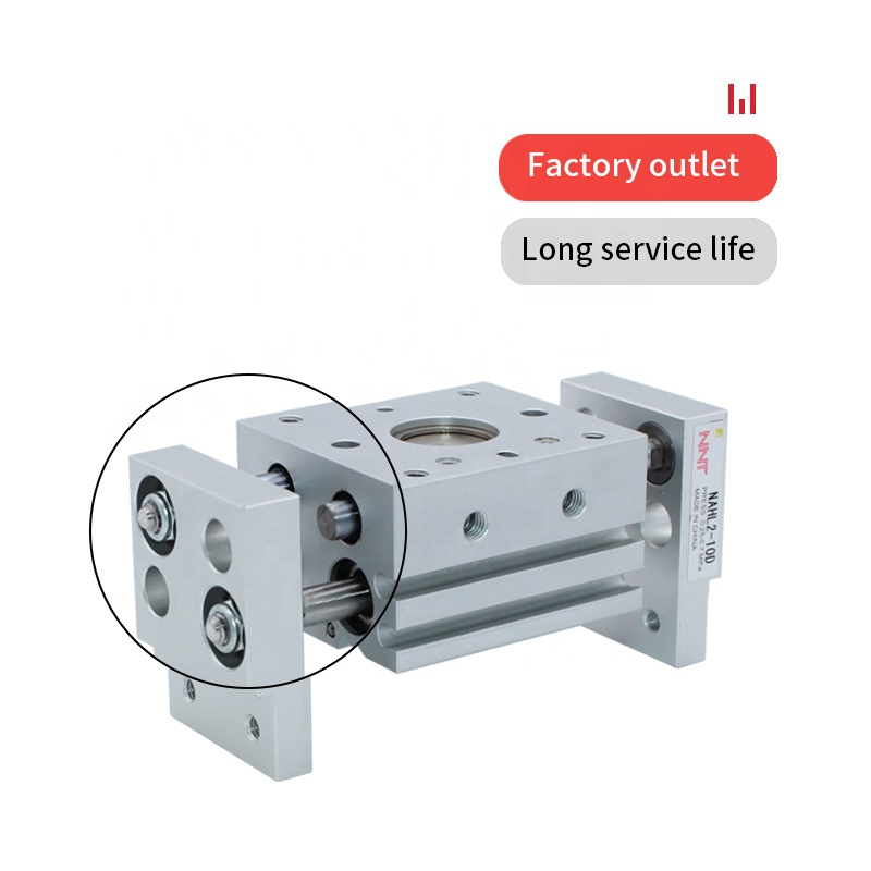 NNT New Design Aluminum Pneumatic Gripper Robot Pneumatic Gripper Mhl2-25d Air Gripper