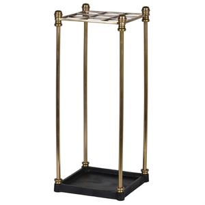 Home Decorative Brass Umbrella Stand Nine-Slot Victorian Umbrella stand plain polished Brass umbrellas holder Stand for sale