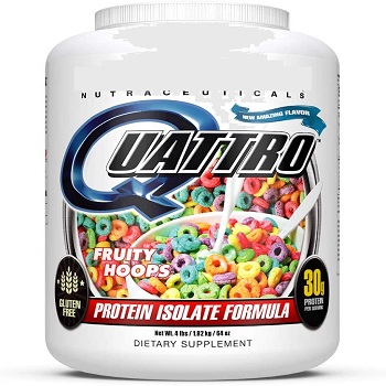 Оптовая продажа, протеиновый порошок с индивидуальной формулой, аналог Nutraceuticals Quattro, протеиновый порошок для фруктовых обручей