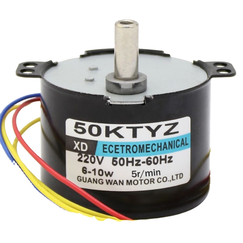 50KTYZ Magnet Synchronous Motor AC220V 2.5-50R/Min Low Speed Reducer Motors Kit
