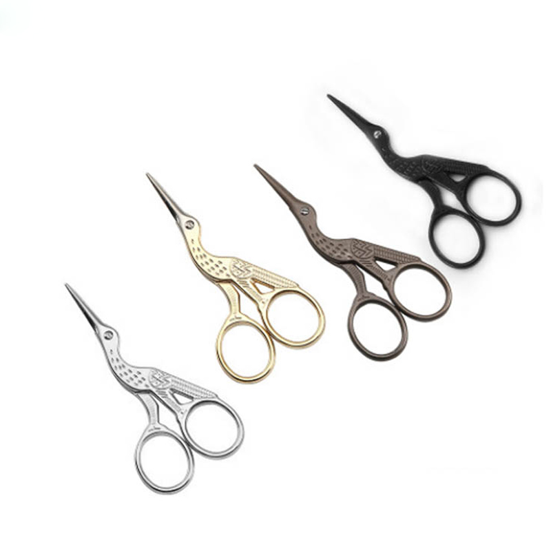 Nail Application and Stainless Steel Blade Material Cuticle Scissors Collectible Manicure Scissors Small Mustache Scissors