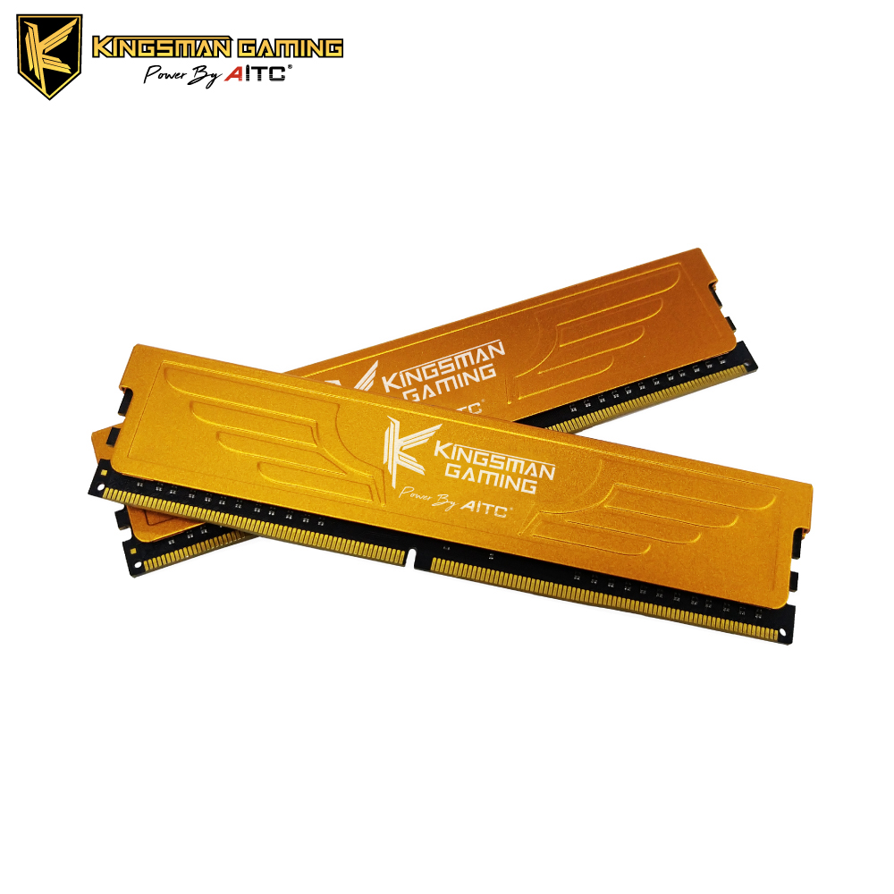 16 Гб ОЗУ ddr 4 2666 МГц игровая память с золотым радиатором