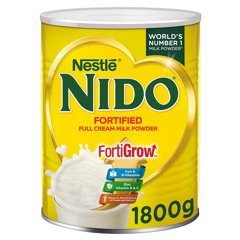 Сухое молоко Nestle Nido, мгновенный крем, 1800 г, в наличии