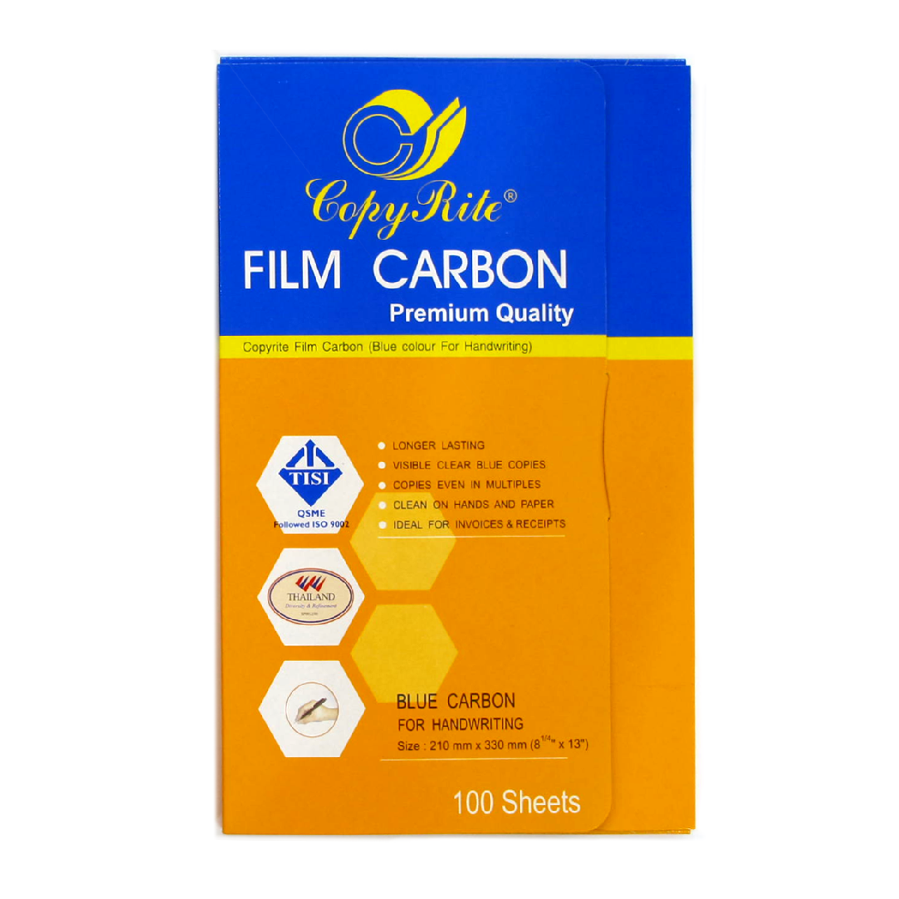 Film Carbon - Blue Color with Clear and Sharp Copies for Invoices and Documents From Thailand