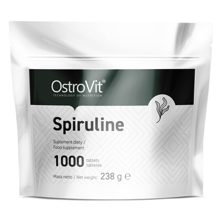 OstroVit Spiruline 1000 планшетов водорослей отлично подходит для вегетарианцы наибольшее количество белка елпс укрепления иммунной системы
