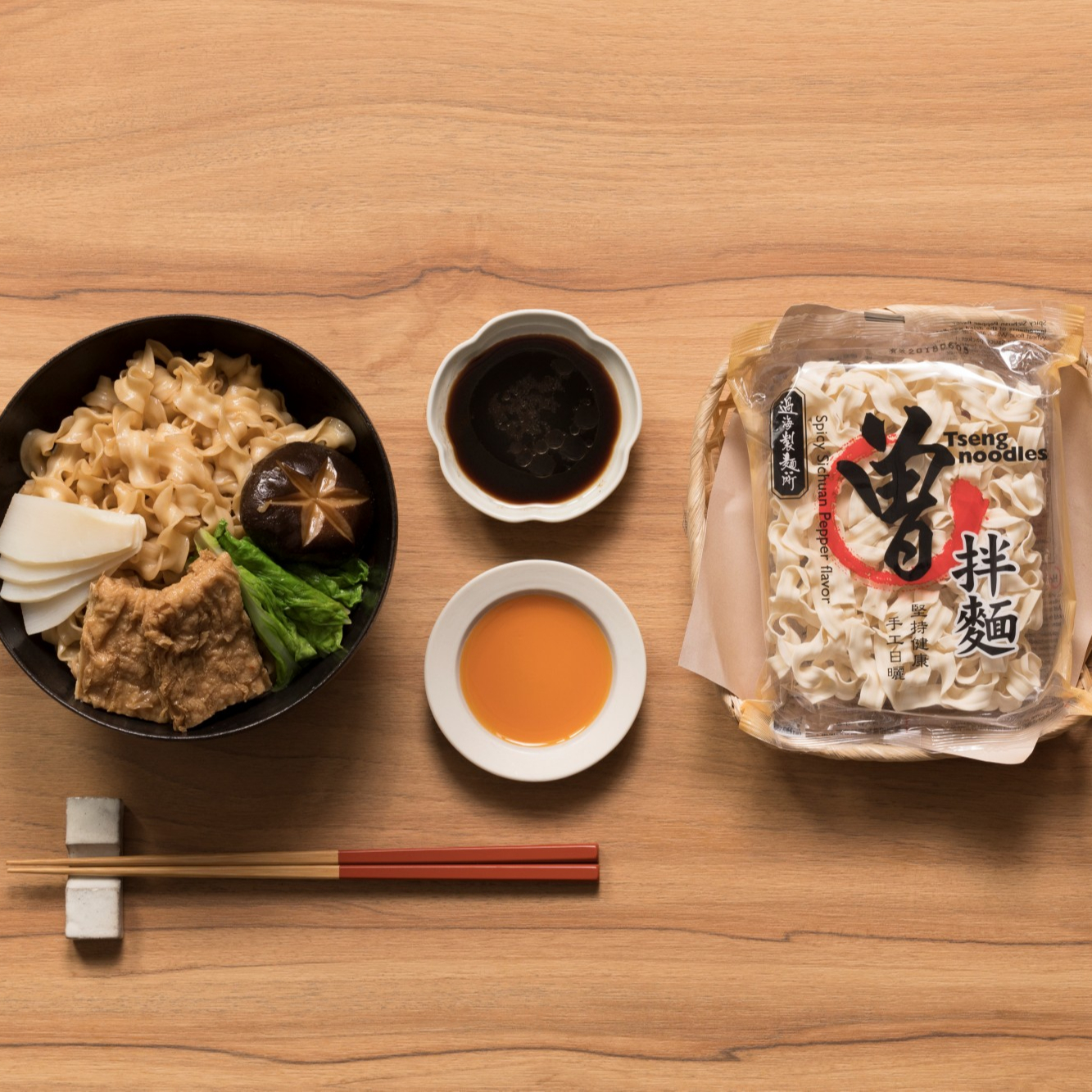 Азиатский очаровательный кунжутный аромат веганских материалов Ramen