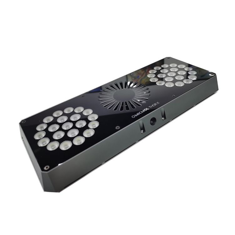 Светодиодный аквариумный светильник полного спектра MicMol Thor X120w с умным контроллером и регулируемым кронштейном для рифовых кораллов