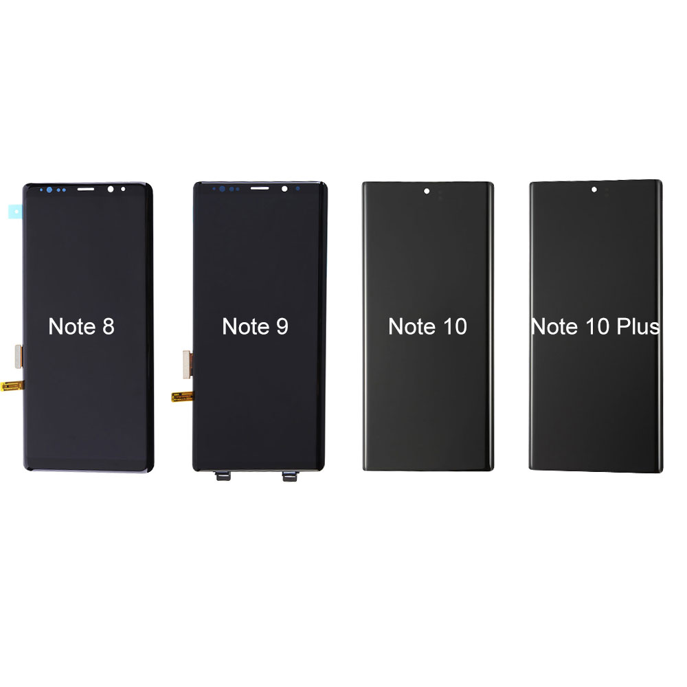 OEM-экран для Samsung Note 8 9 10 Plus 20 Ultra LCD AMOLED сенсорный экран дигитайзер дисплей Замена с рамкой Elekworld