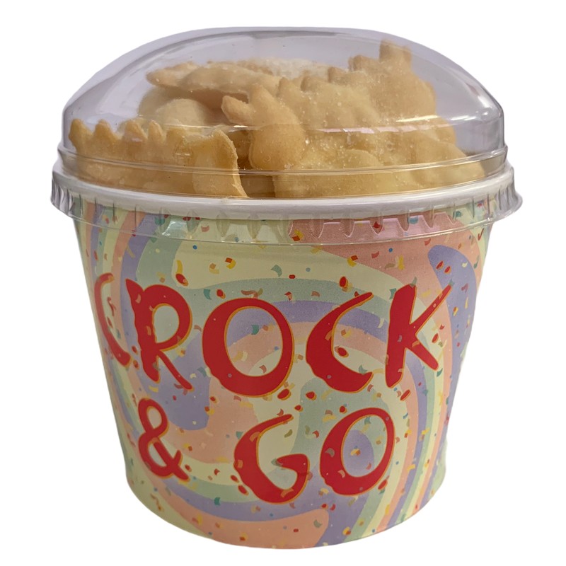 Высококачественная жареная Сладкая закуска CROCK & GO CHIACCHIERE, готовая к отправке чашка 75 г, Доступно сейчас для экспорта