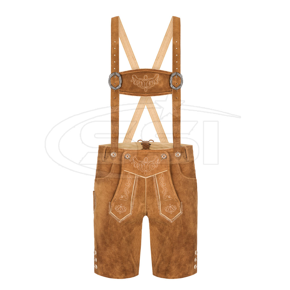 Classic lederhosen Trachten Double shaded cowhide calfskin German celebration outfit lederhosen