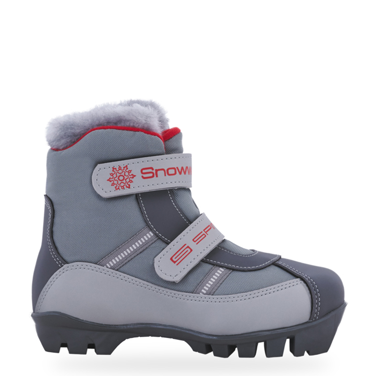 Top quality beginner level ski shoes SPINE Baby 101 for kids, ski boots for children
