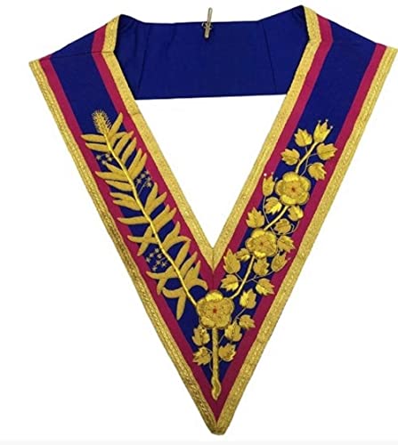 OEM high quality military Masonic Regalia ROYAL ARCH EMBROIDERED - Collar- customize color and designs -military items