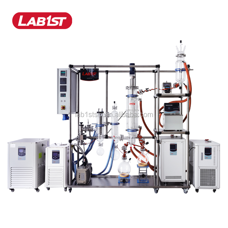 Industrial Wiped Film Evaporator CBD Oil Extraction Machine