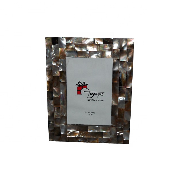 Handcrafted MOP Photo Frame Mirror Glass Frame