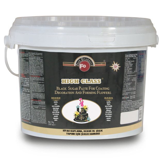 FO High Class Sugar Paste Dough (Fondant) / Black