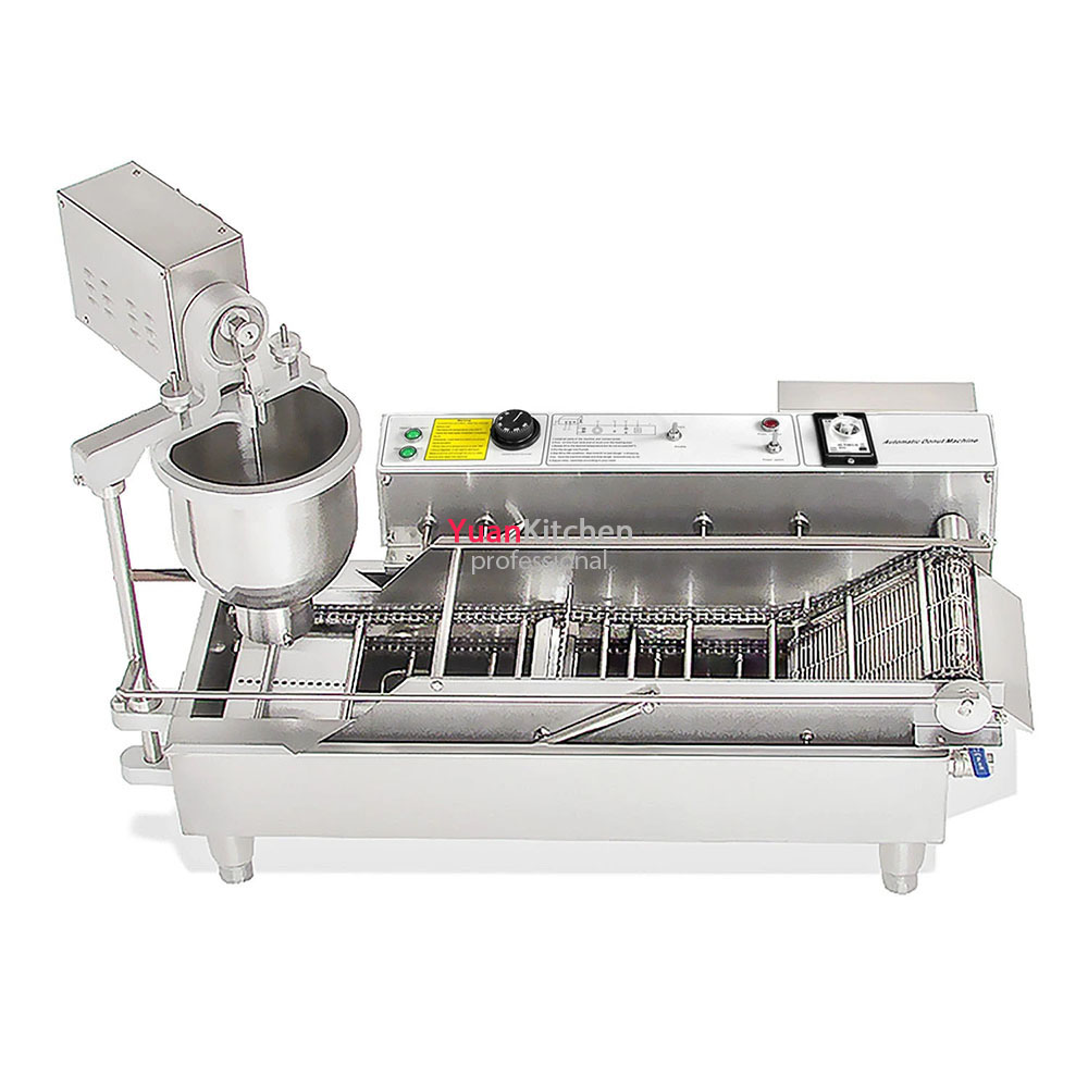 2300pcs/H Commercial Heavy Duty Electric Automatic Doughnut Maker Donut Maker Fryer Machine 3 Plungers