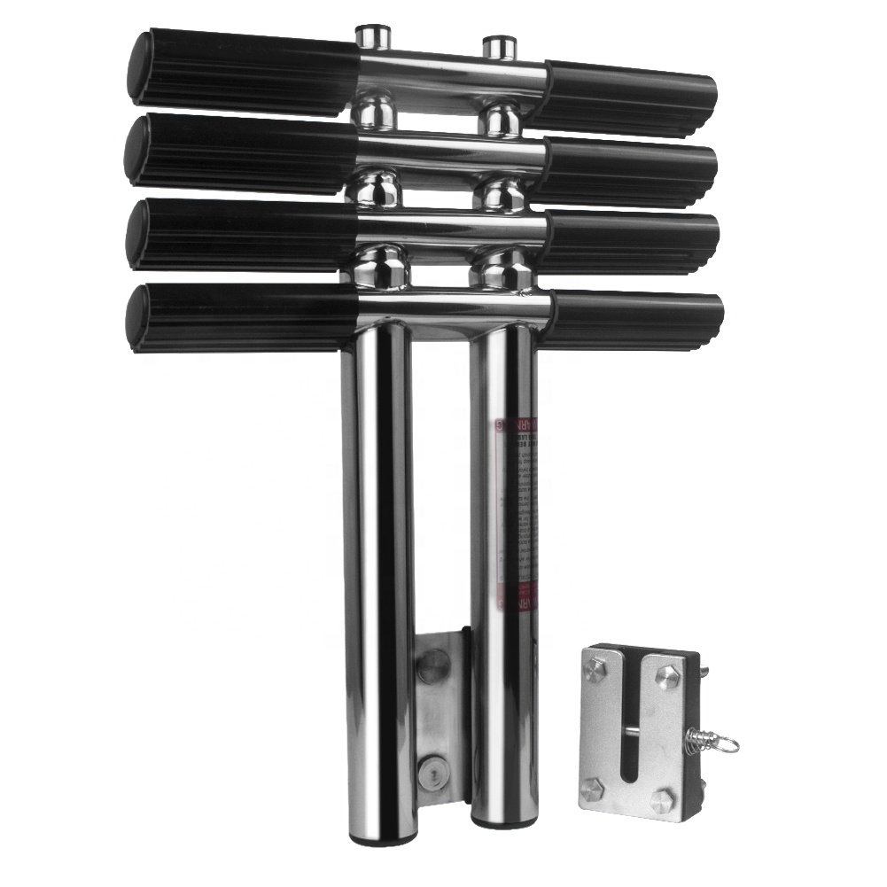 Stainless Steel Telecscoping Drop Ladder Boat Boarding Ladder Vertical Telescopic Ladder