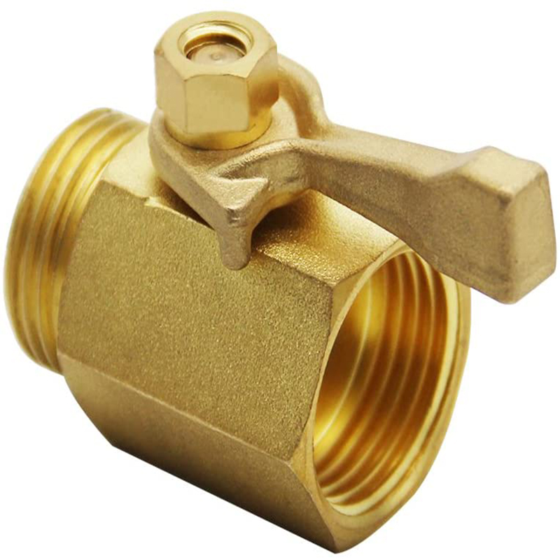 Зеленые клапаны 1/4 "-4" соединение латунный шаровой кран Мужская резьба для нефтяного газа сада