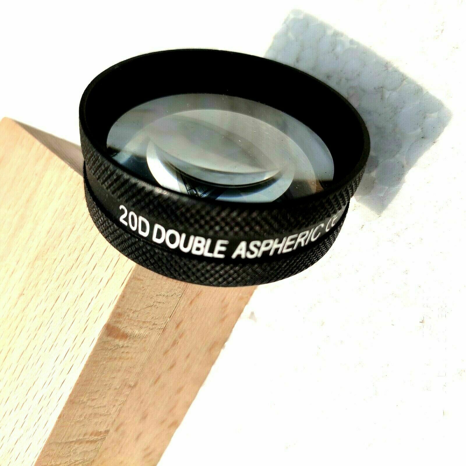 Mars international manufacture of best Double Aspheric Lens 20D With Wooden Box And Cleaning instrument worldwide shipping