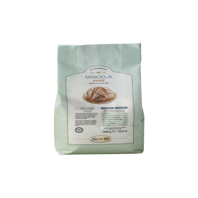 Made in Italy lactose free Gluten free mix for bread flour