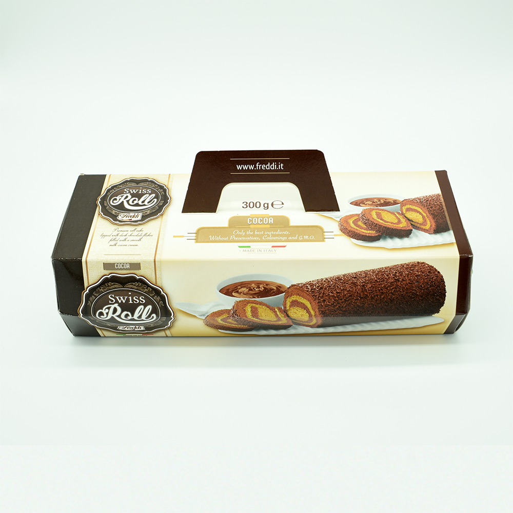 Made in Italy Soft Roll SWISS ROLL cocoa 300g as an informal gift