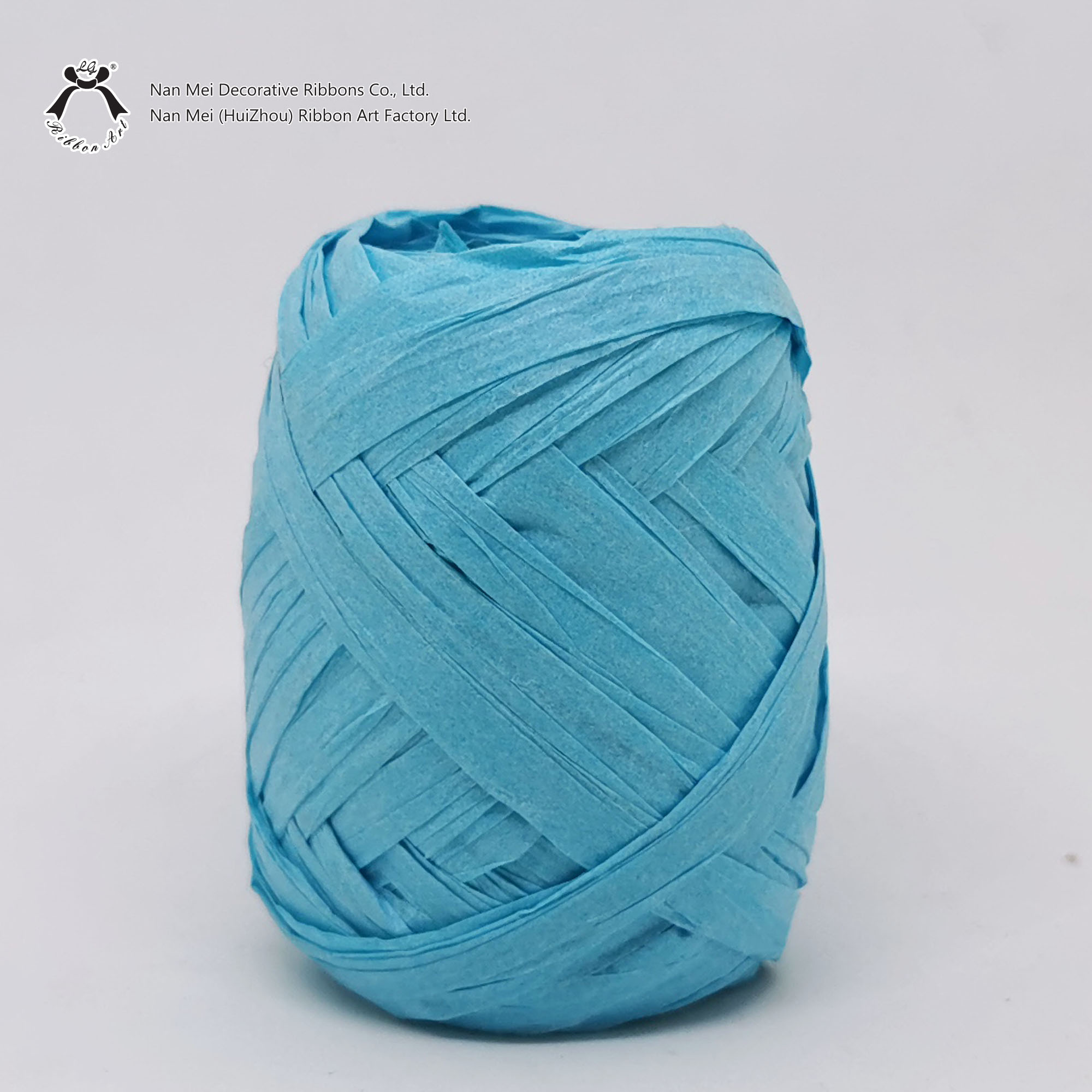 BSCI certificate Kraft Supplies Arts and Crafts Colored wholesale free sample Raphia Natural Paper Rope Ribbon Paper Raffia