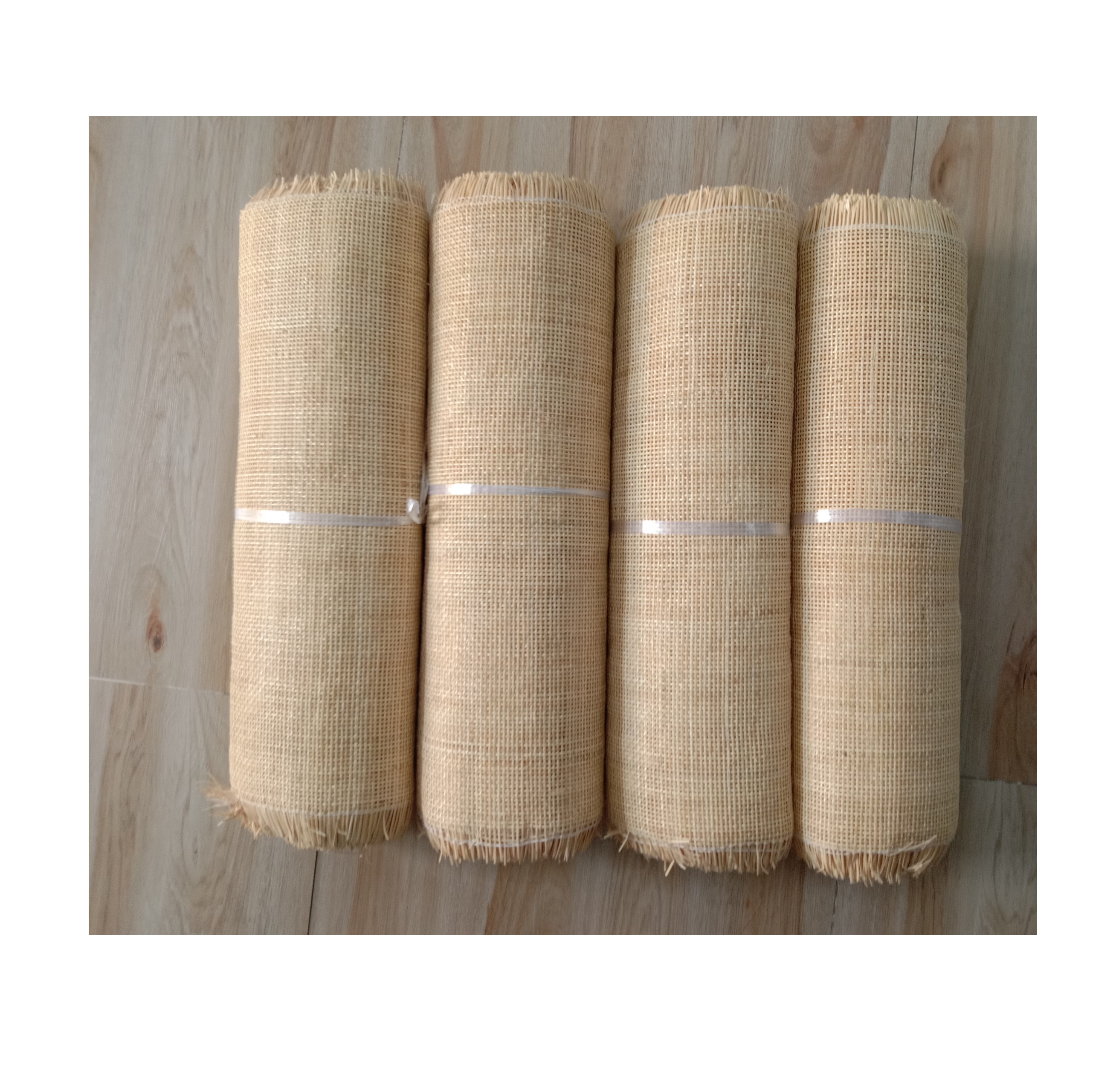 Premium Radio Rattan Cane Webbing 100% Natural Rattan Roll From Vietnam Small Hole or Customized As Request