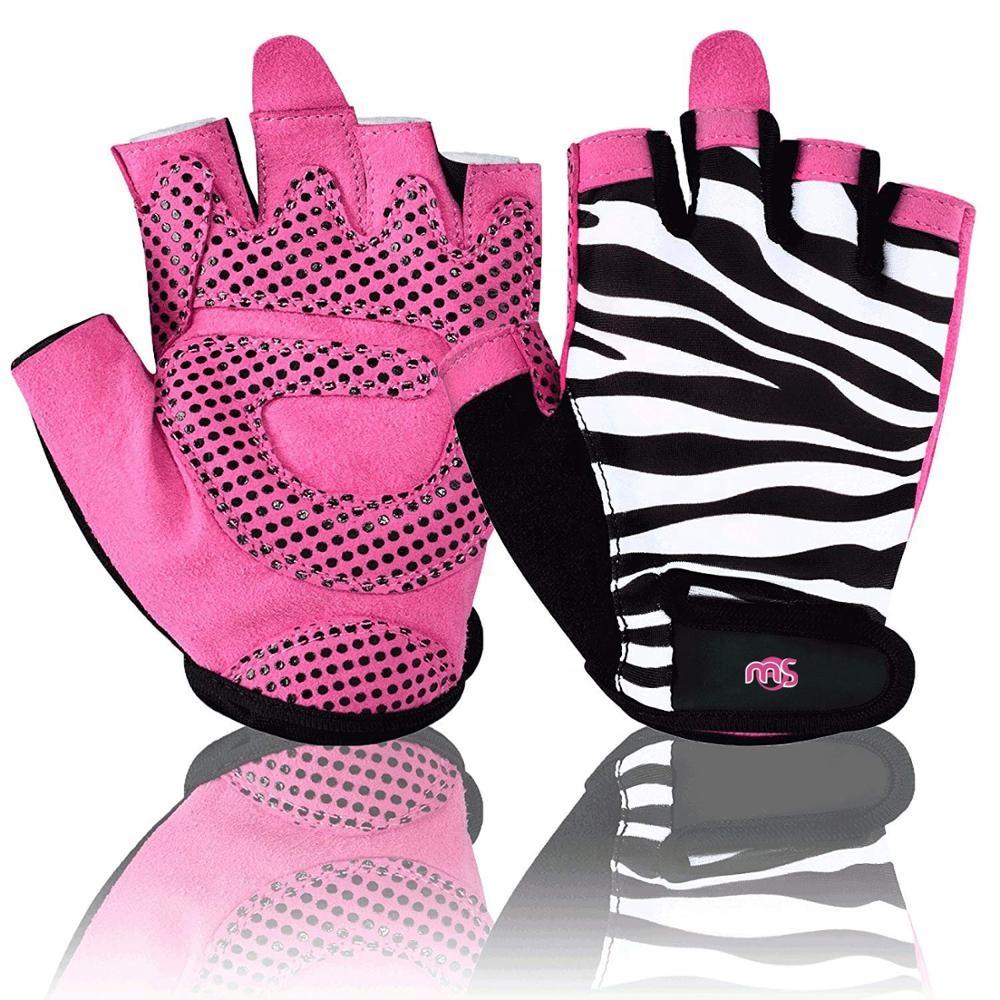 Ladies Women Cycling Weight Lifting Gloves Gym Training Body Building Fitness