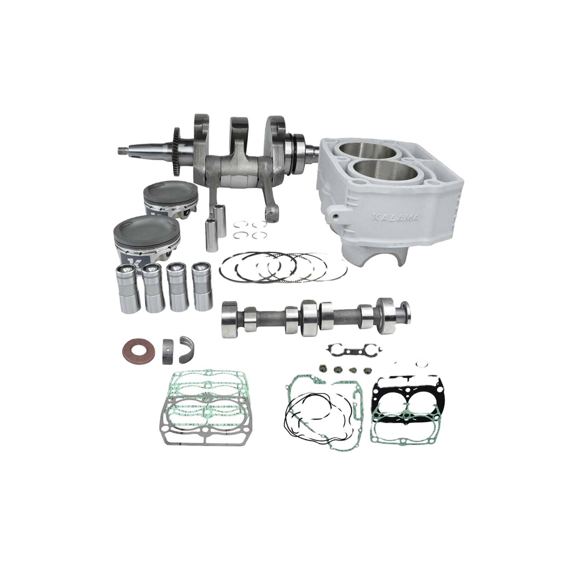 Поршни Polaris stroker + комплекты 2,4 мм, цилиндр RZR, двигатель коленчатого вала с большим отверстием 800