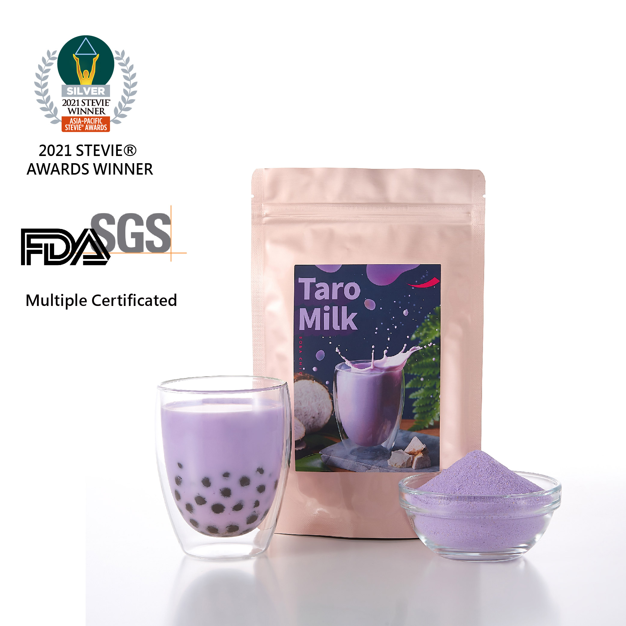 BOBA CHiC Taiwan Traditional Taste Taro Tea for Bubble Tea