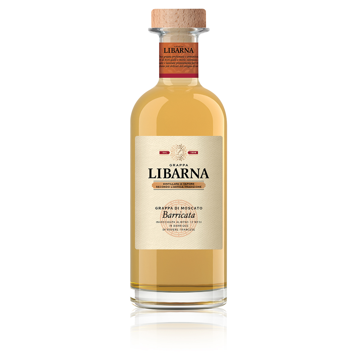 Бутылка flyato 70 cl, итальянская Граппа либарна, линия премиум-класса