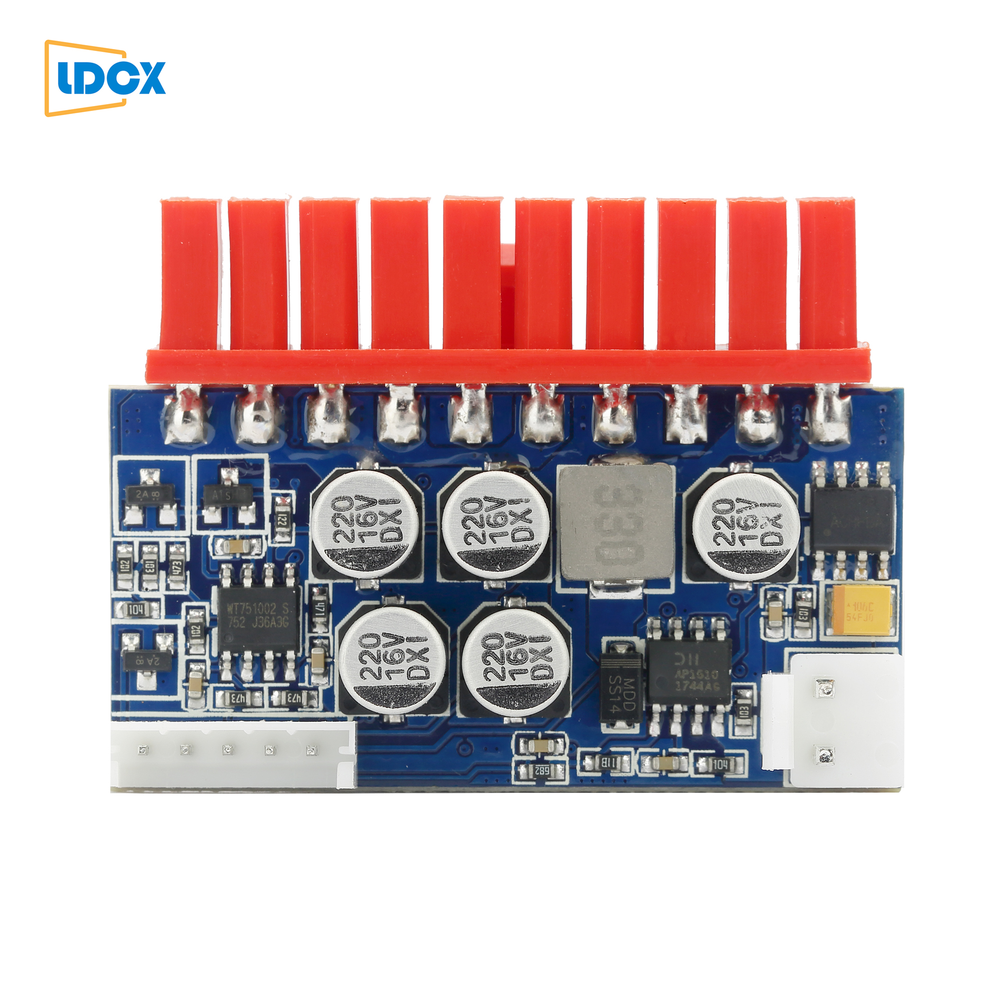 Ldcx 12V90W немой безвентиляторный 20Pin DC-ATX настольный компьютер блок питания