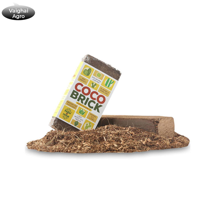 Excellent Soil Aeration Properties Natural Coconut Peat Coir Coco Bricks
