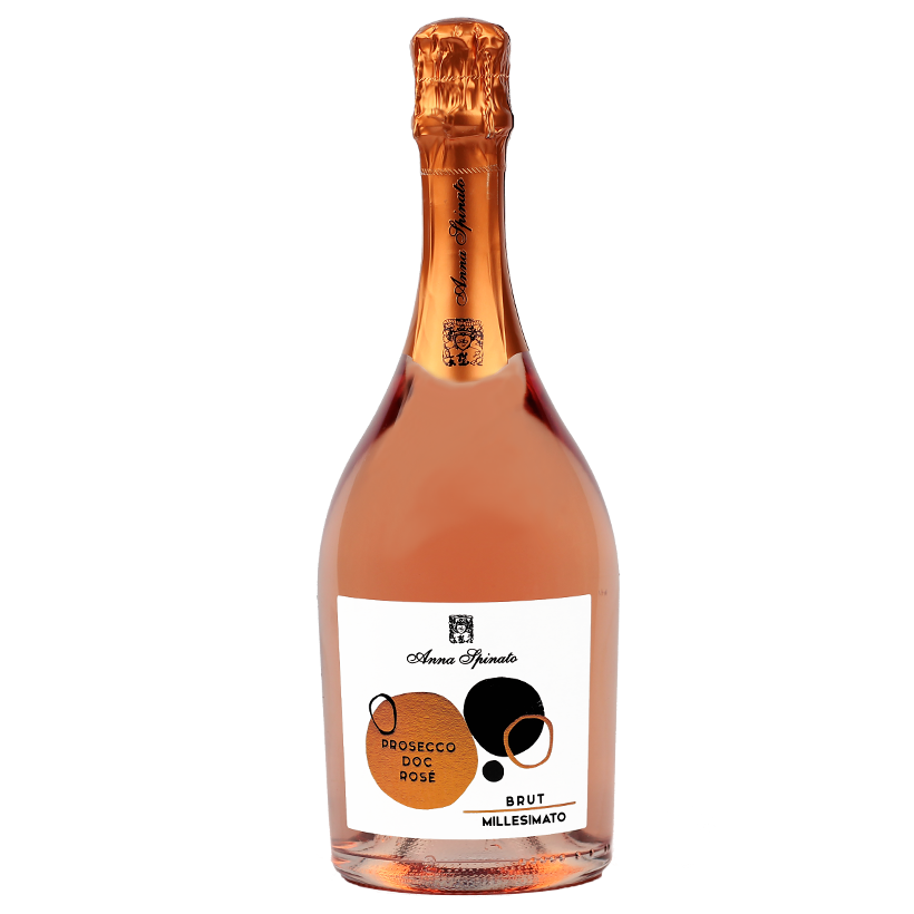 Высококачественное итальянское блестящее розовое вино-просекко DOC Rose 75cl